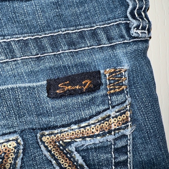 Seven7 Sequined Legging Jeans - Picture 8 of 15